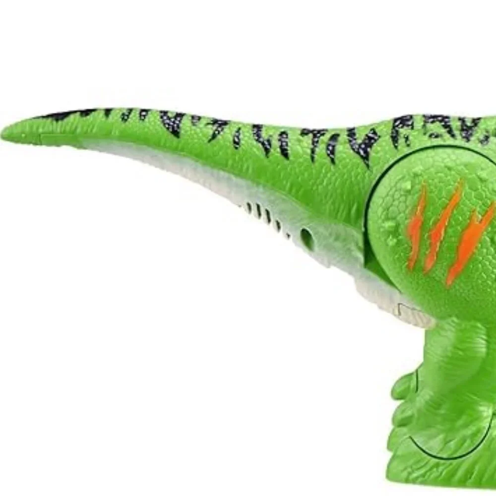 Robo Alive Attacking Green T-Rex Battery-Powered Dinosaur